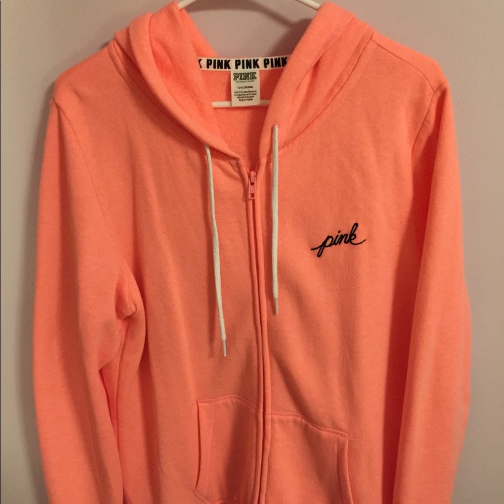 COPY - Pink Zipper Sweatshirt